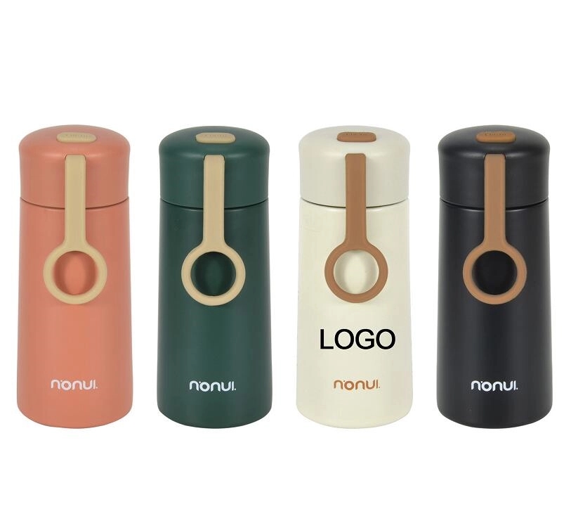 7oz Mini Thermoflask with Lifting Rope, custom water bottle with logo imprint 2