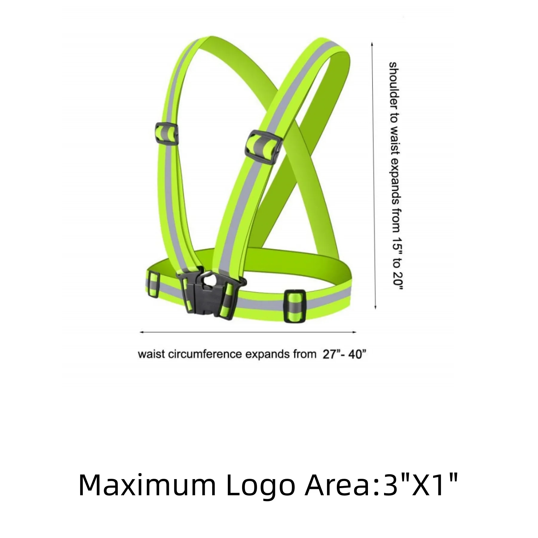 Reflective Adjustable Safety Vest 3
