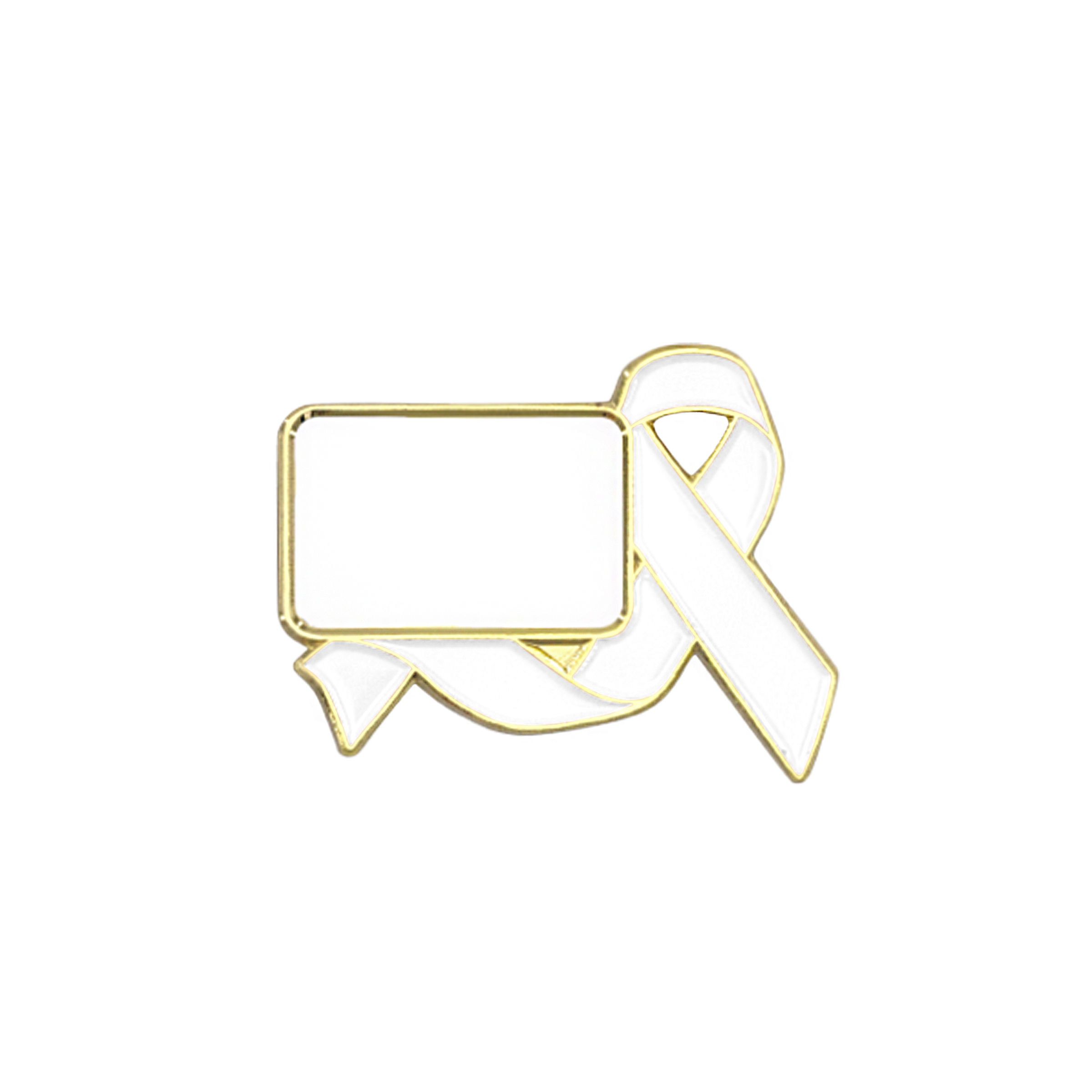 Awareness Ribbon Lapel Pins w/ Custom Logo 11