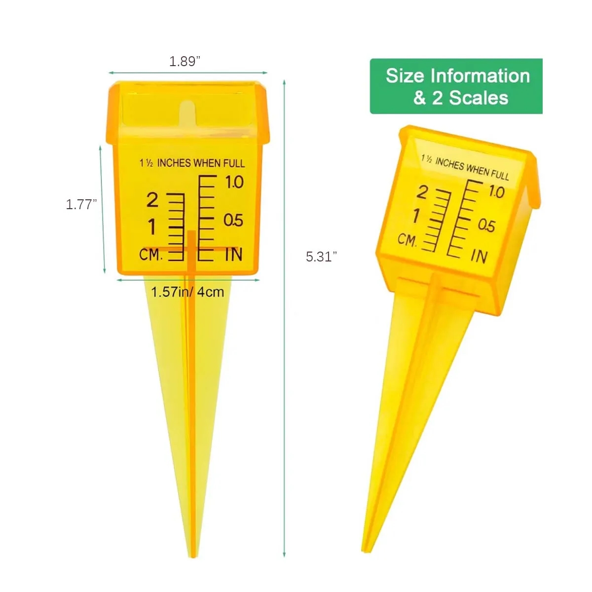 Garden Rain Sprinkler Water Gauge 5