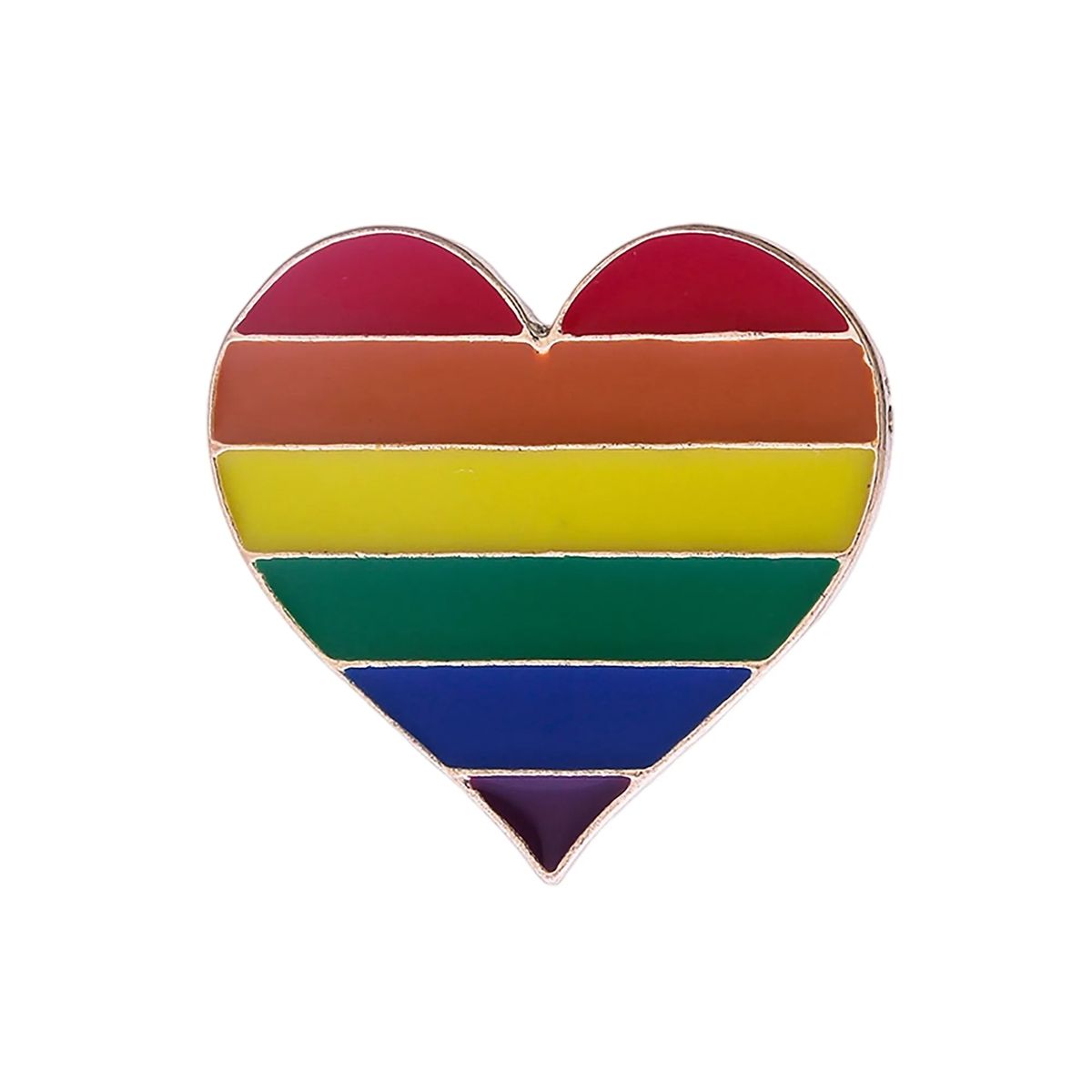 Rainbow Pride Pin Zinc Alloy Support Badge 2