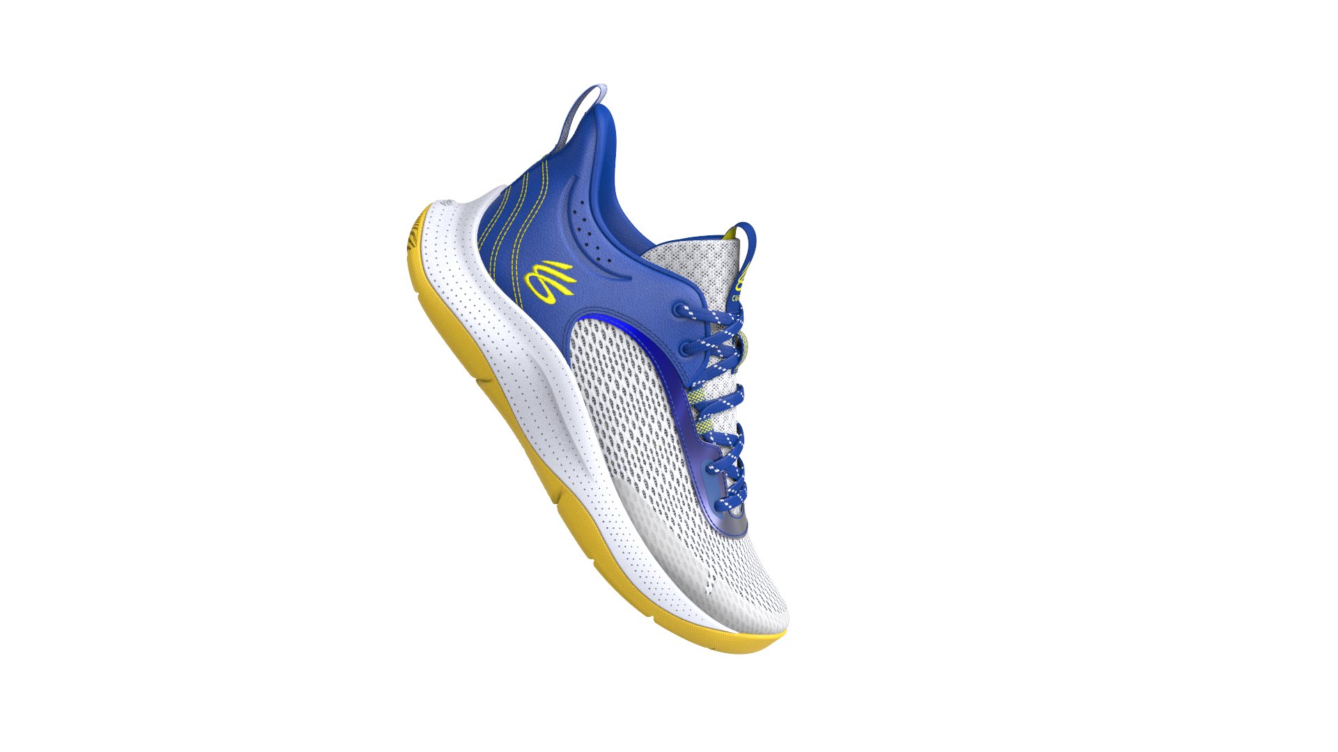 Curry 3Z6 Grade School Basketball Shoes, custom athletic wear with logo imprint 3