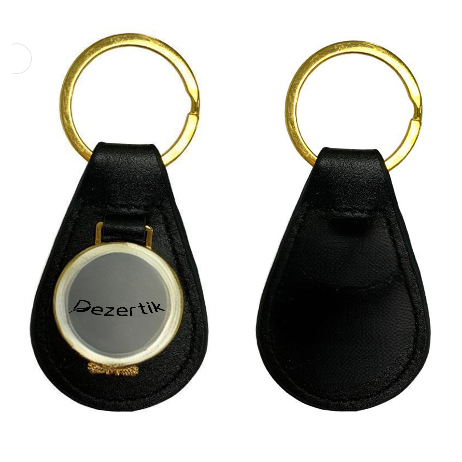 Genuine Leather Customized Keychain Pendan 3