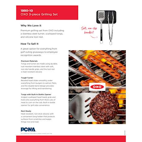 OXO 3-piece Grilling Set 14