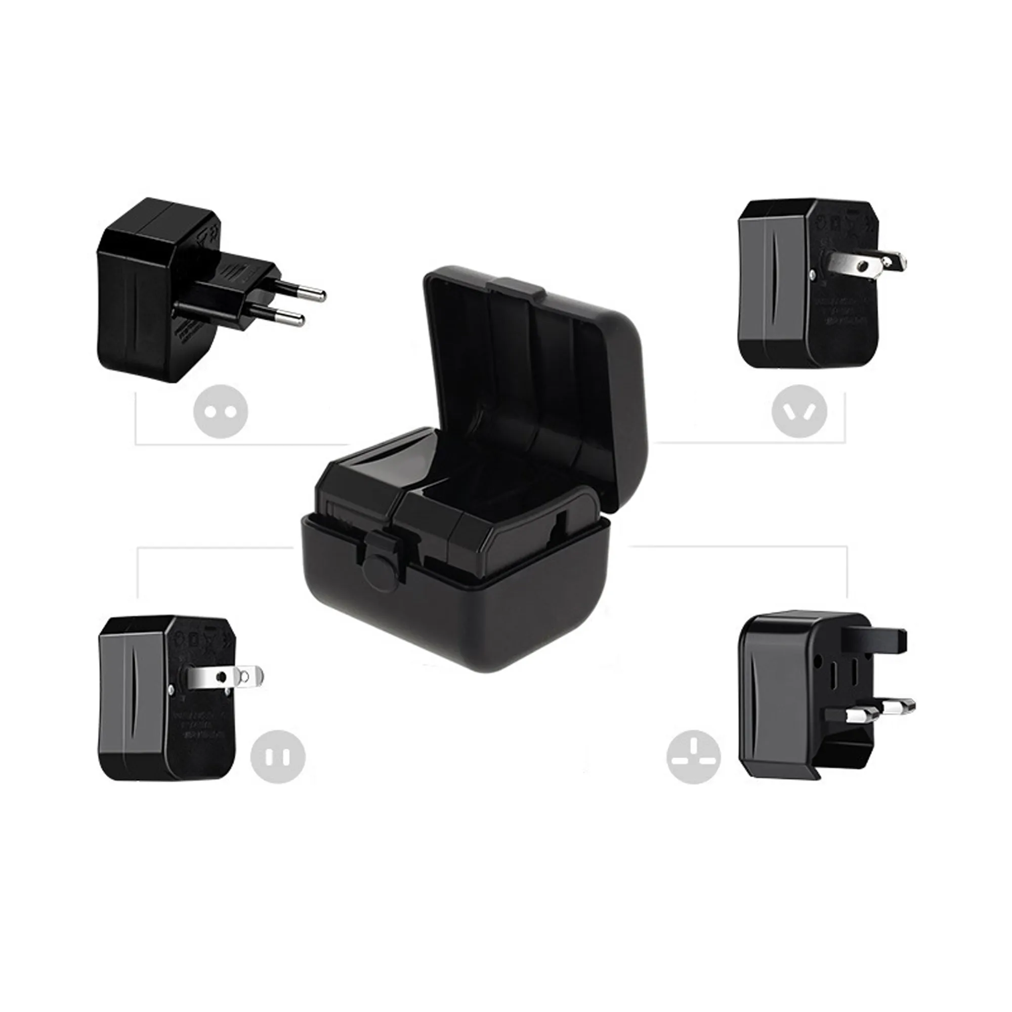 3 In 1 Global Travel Adapter Case 4