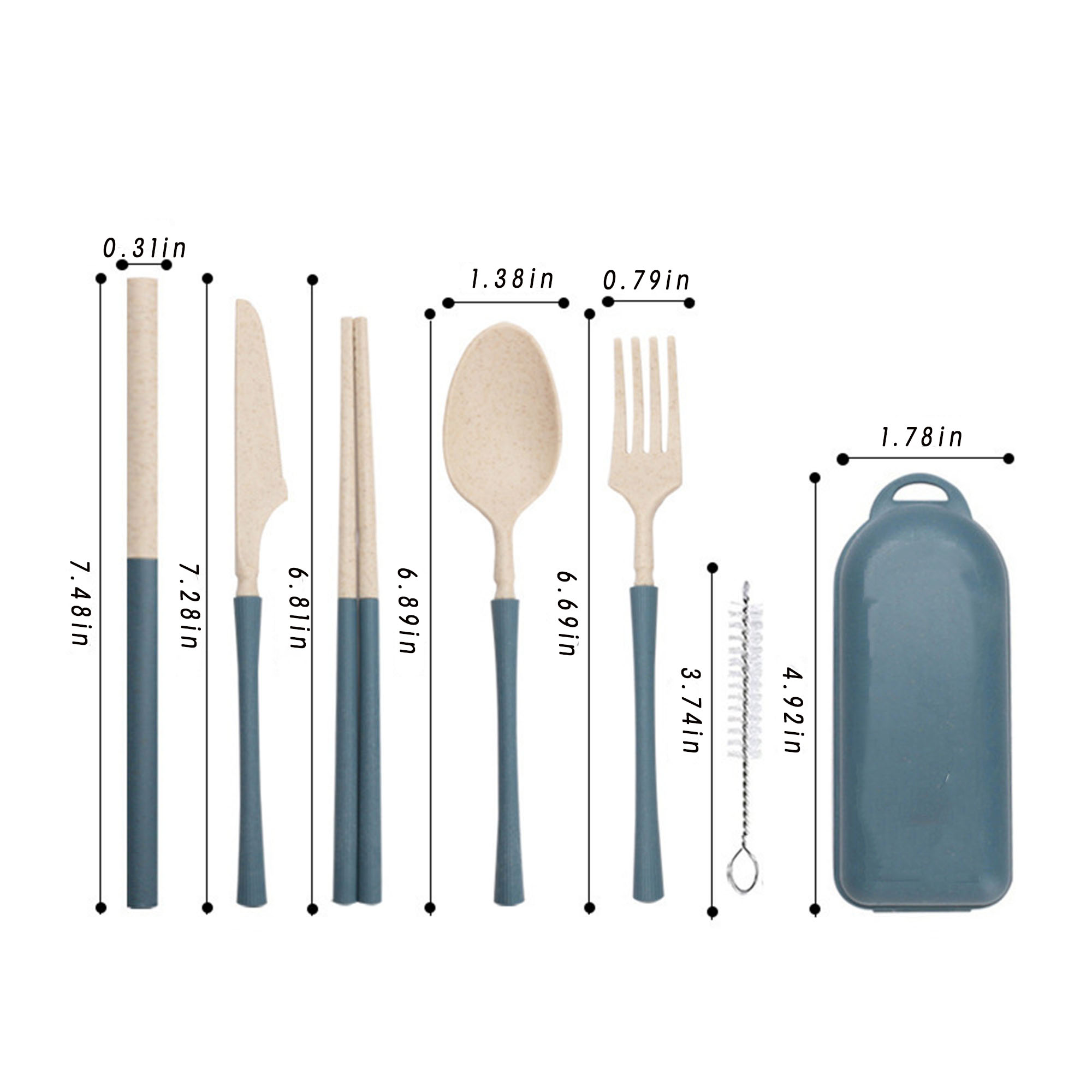 Creative Wheat Straw Utensil 4