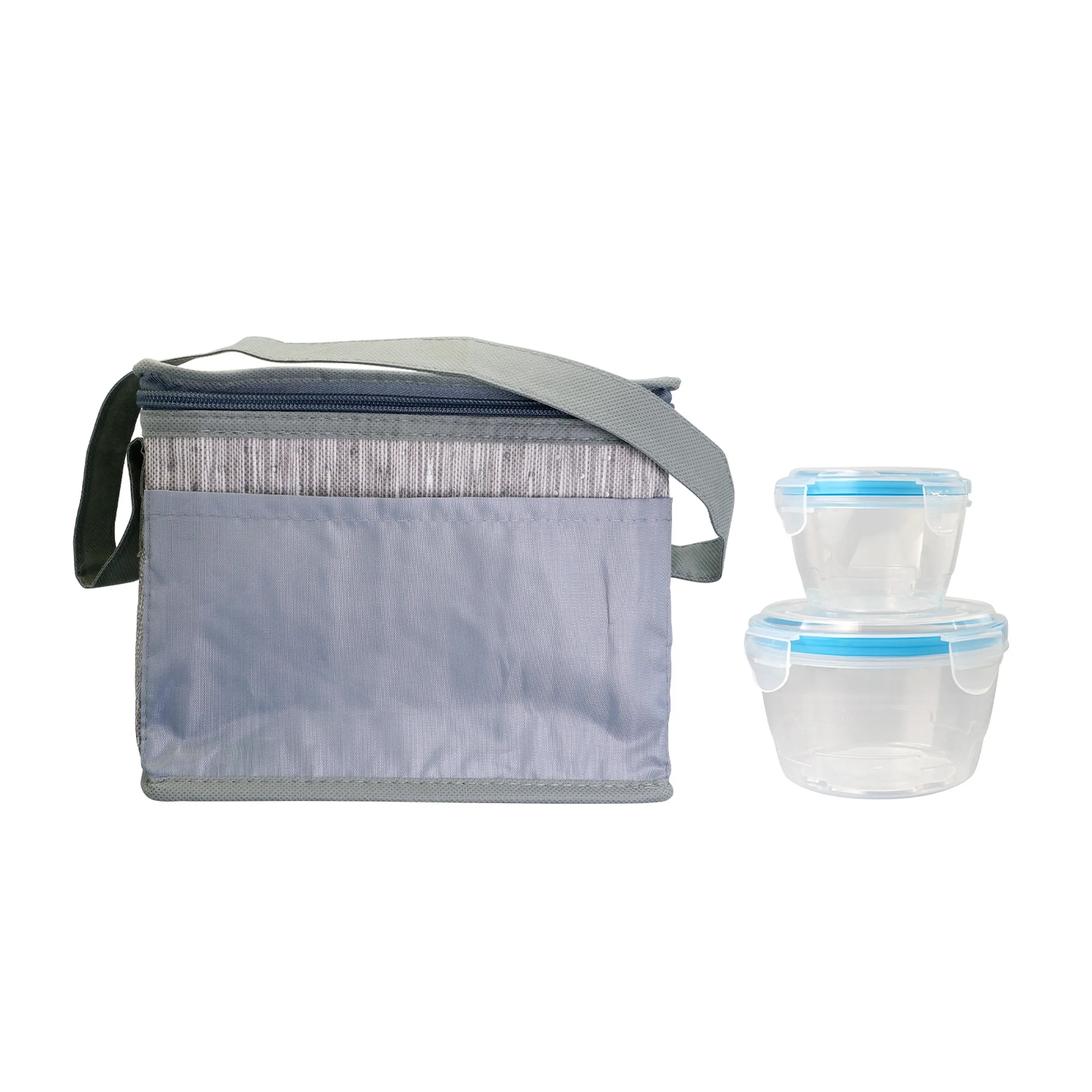 Nested Gray Graph Lunch Set 15