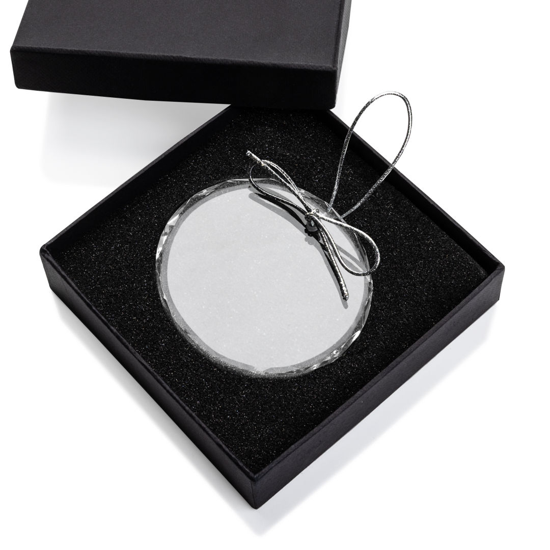 Optical Ornament - Round Imprinted 2