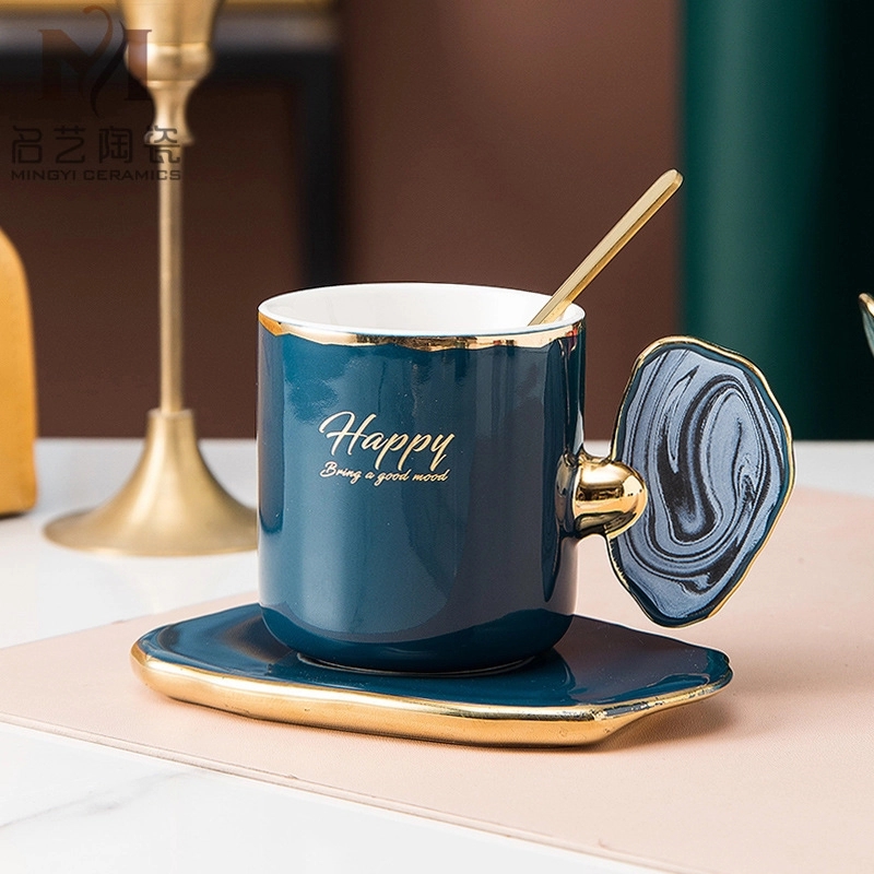 5OZ Irregular Phnom Penh Coffee Cup and Saucer Set 11