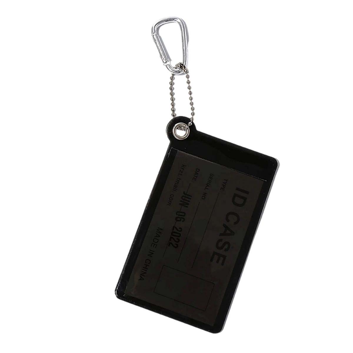 Clear PVC ID Card Holder Lightweight Practical 11
