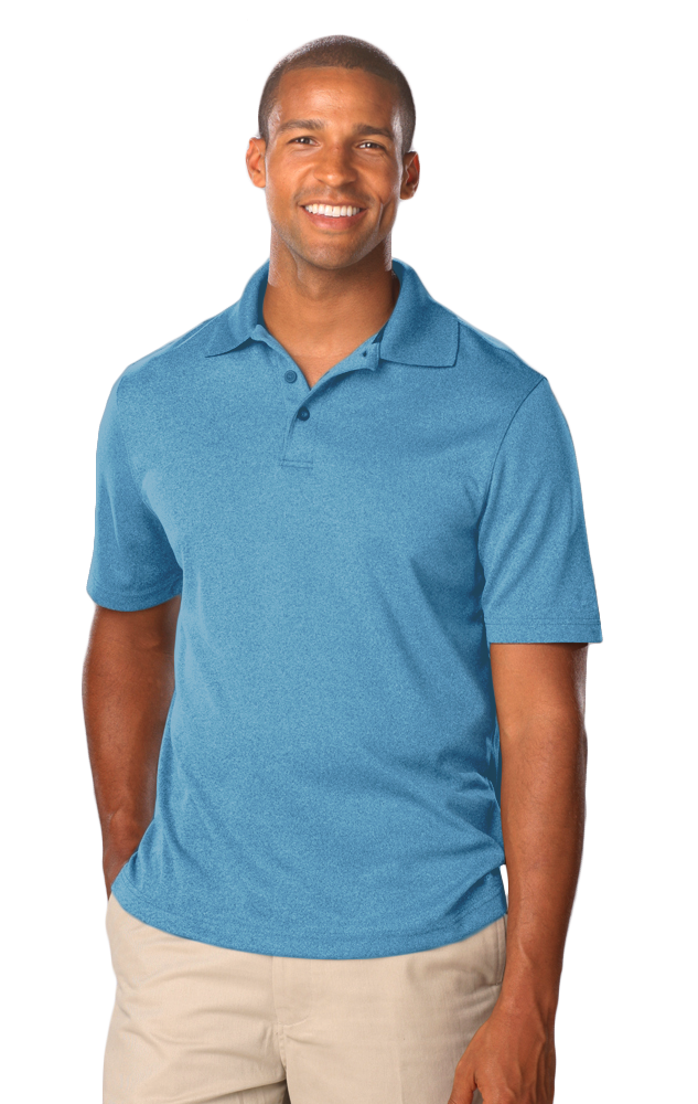 Men's Heathered Polo 13