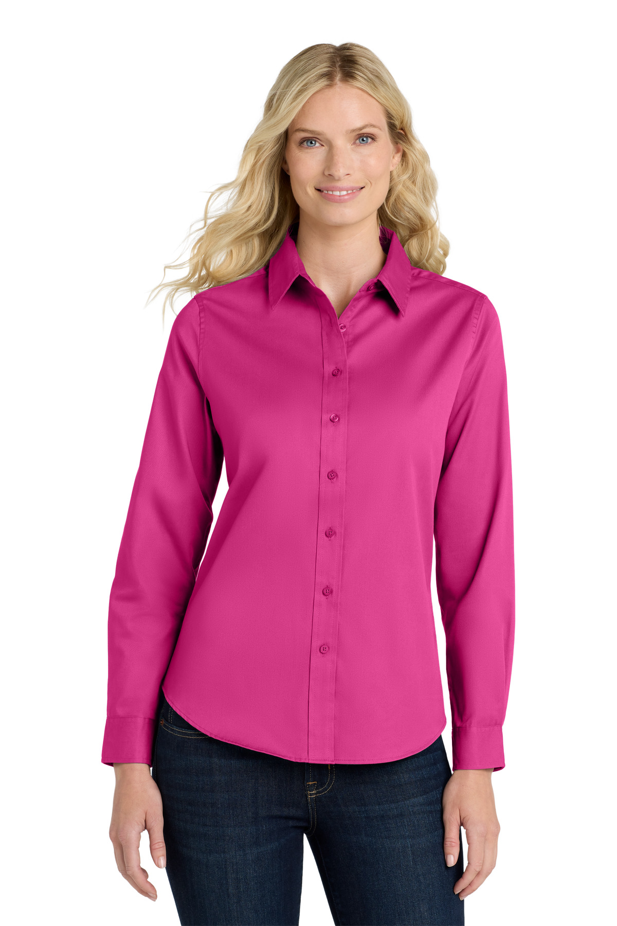 Port Authority Women's Long Sleeve Easy Care Shirt. L608 16