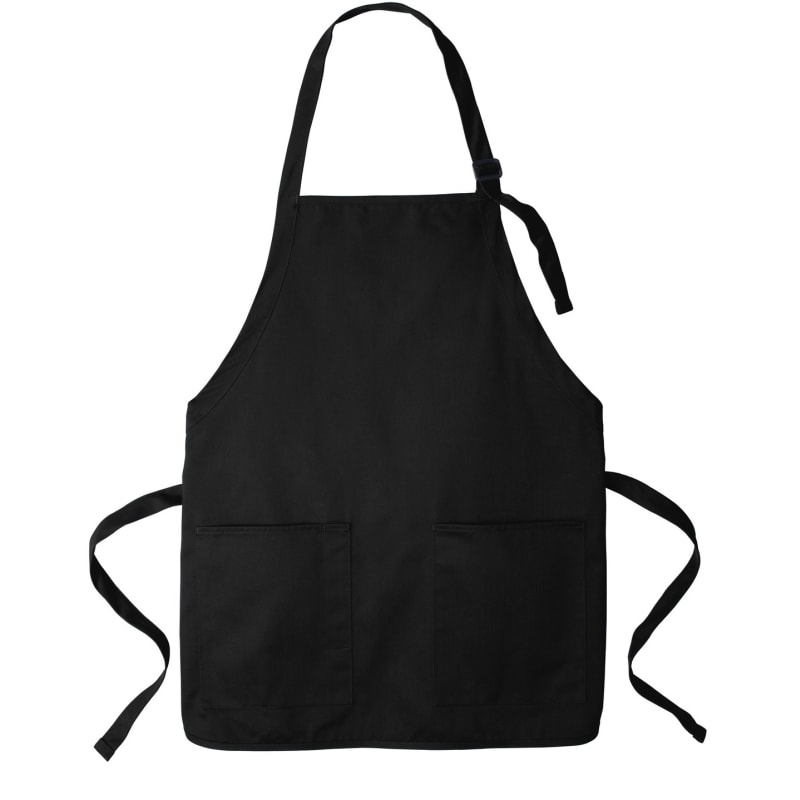 Port Authority Medium-Length Two-Pocket Bib Apron. 13