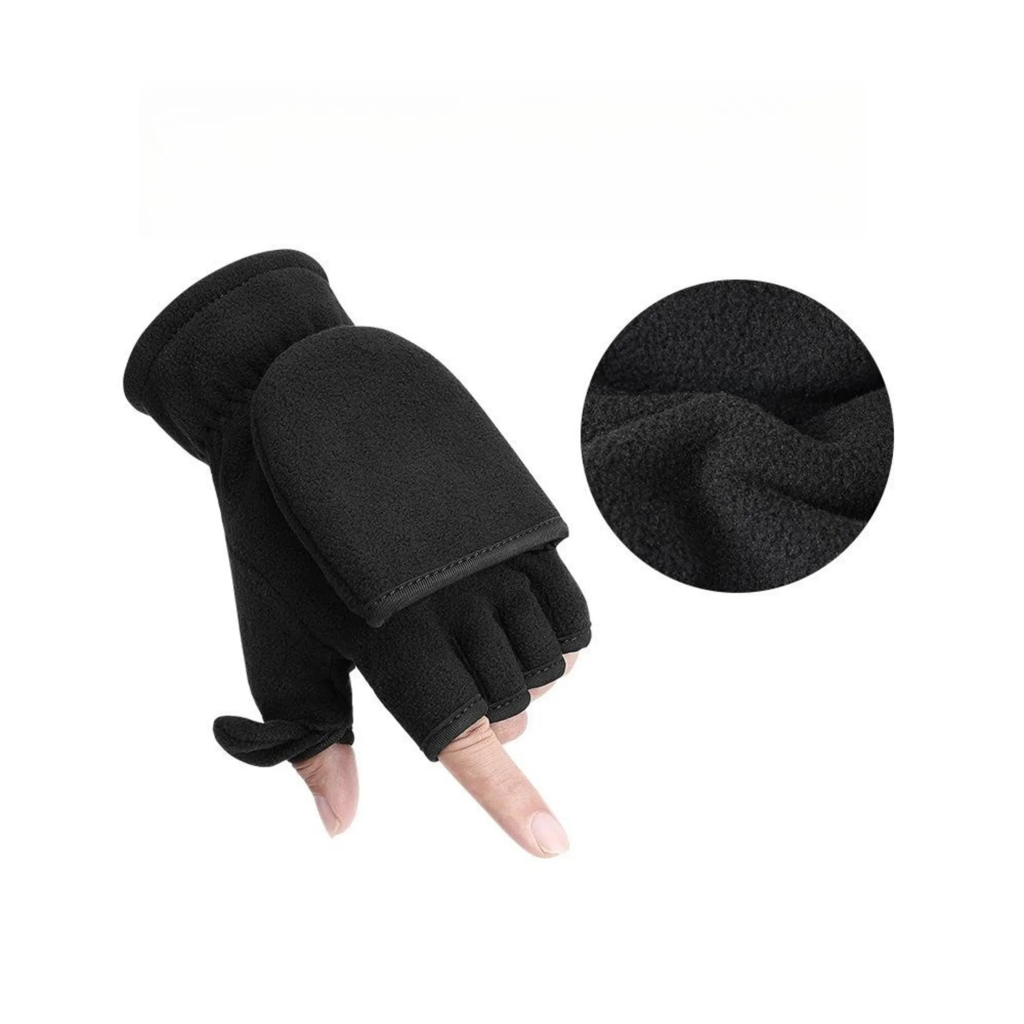 Premium Quality Clamshell Fleece Warm Gloves Autumn Winter 2