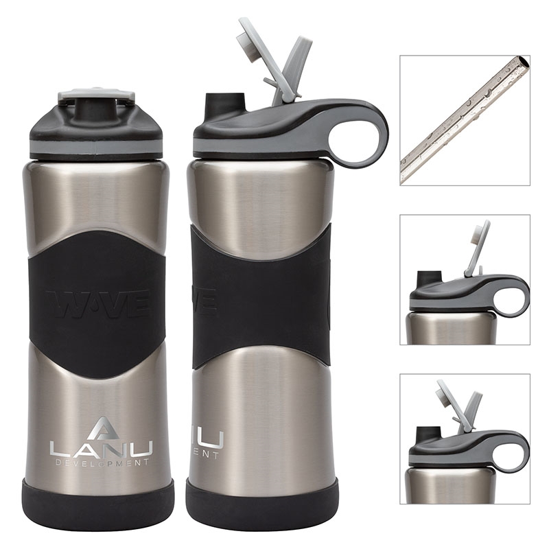 Wave® Big Sur 34oz. Double Wall Stainless Steel Water Bottle w/ Copper Lining