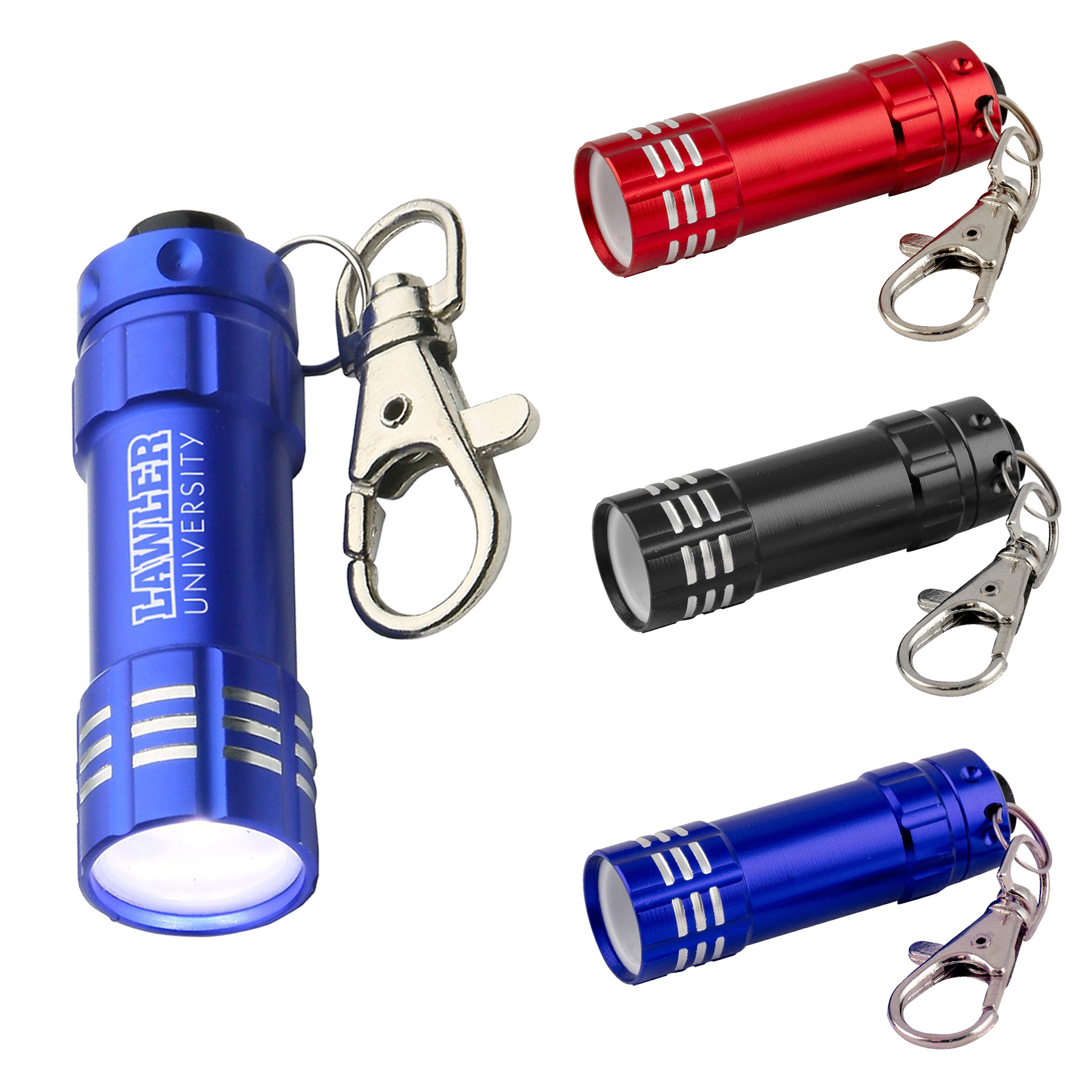 3 LED Aluminum Flashlight Key Chain 3