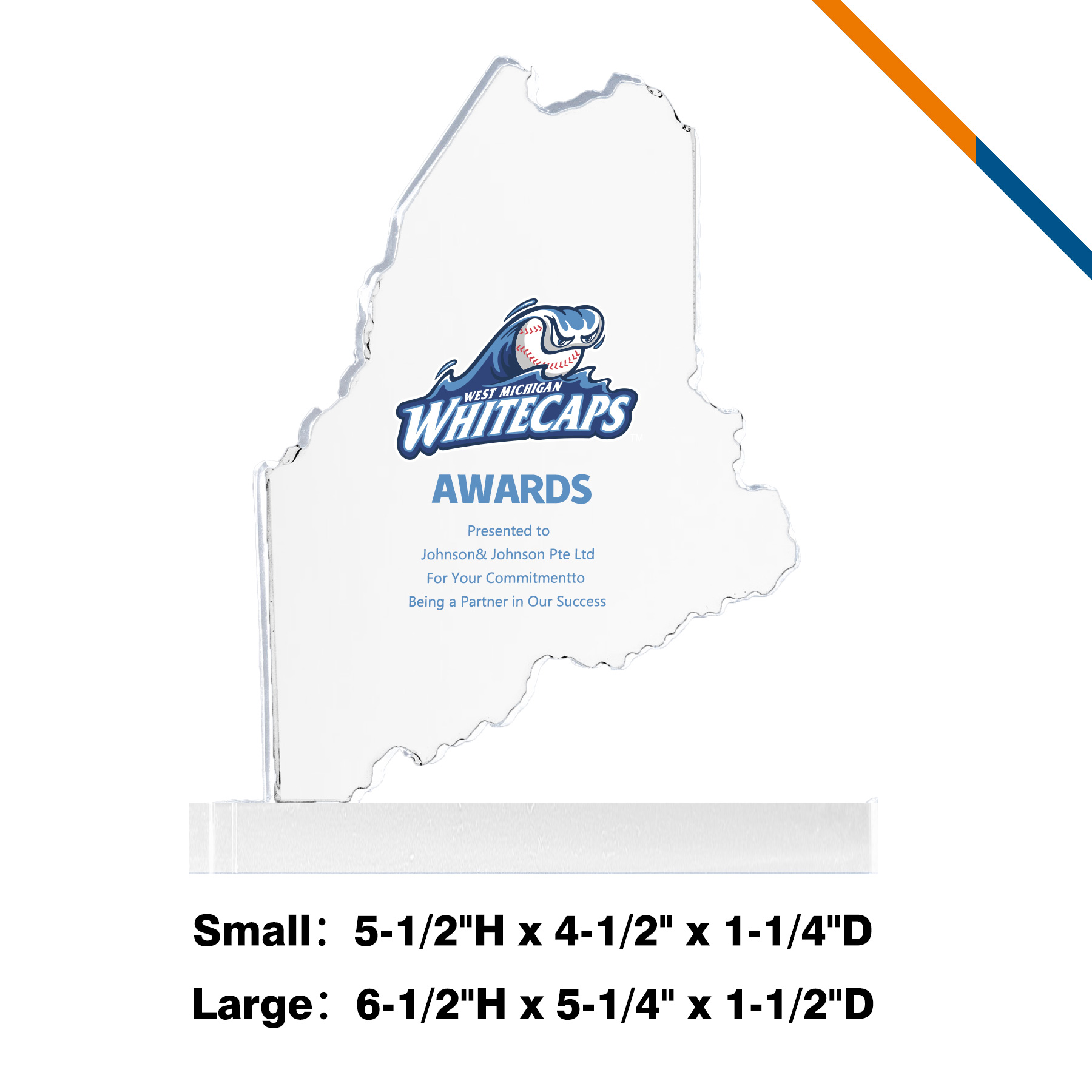 Zilon Maine Crystal Award 2