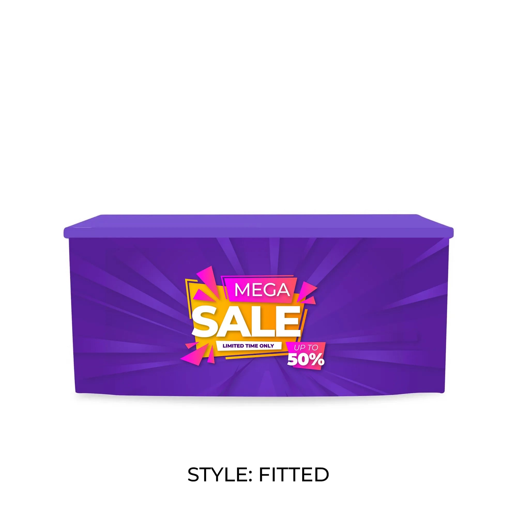 6' Table Cover Fitted Throw 2