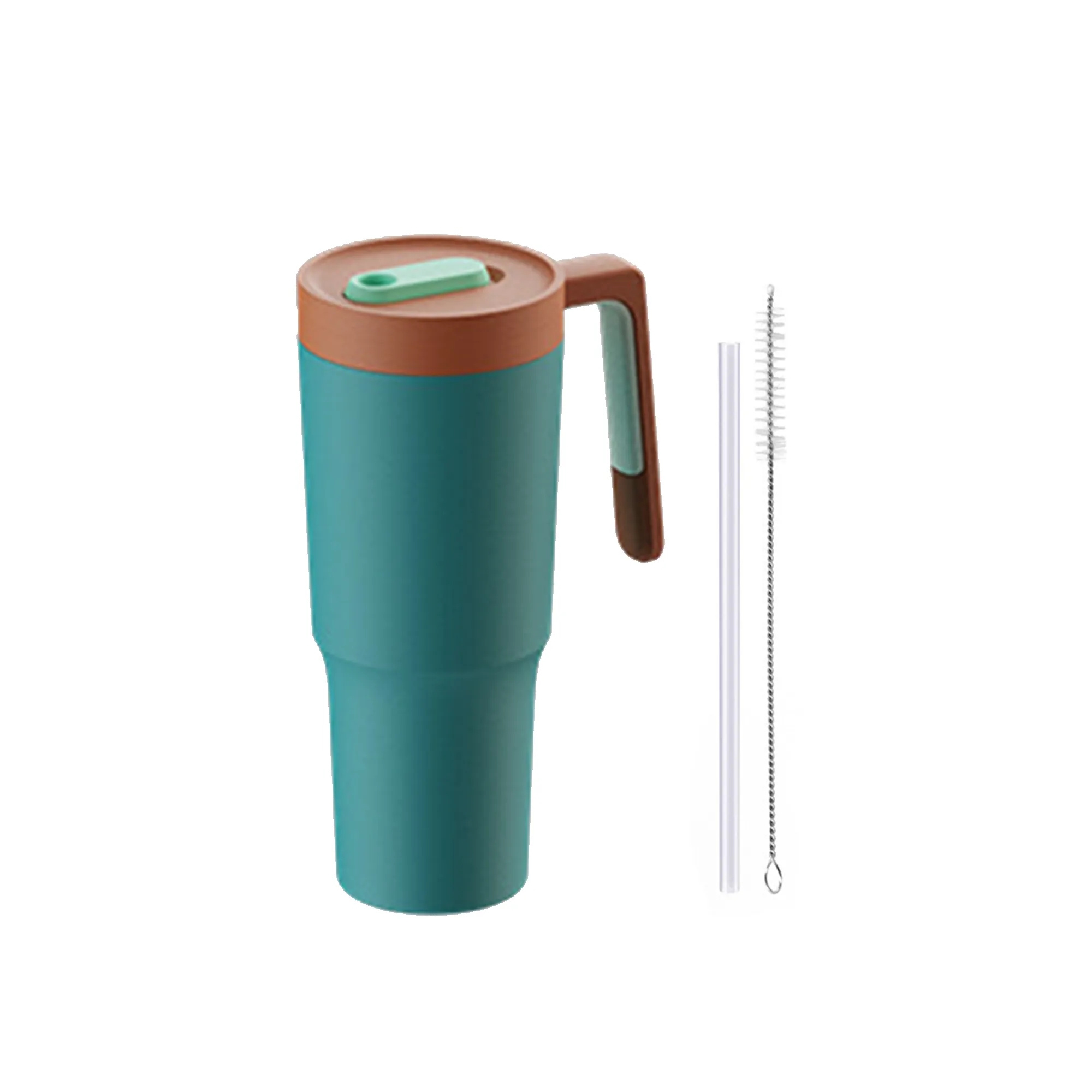 New 40oz Straw Cup with Handle 14