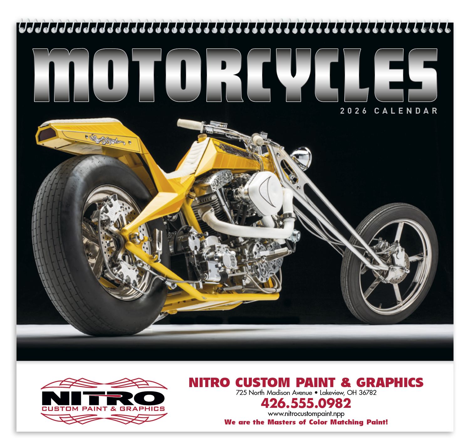 Good Value™ Motorcycles - Spiral Calendar 17