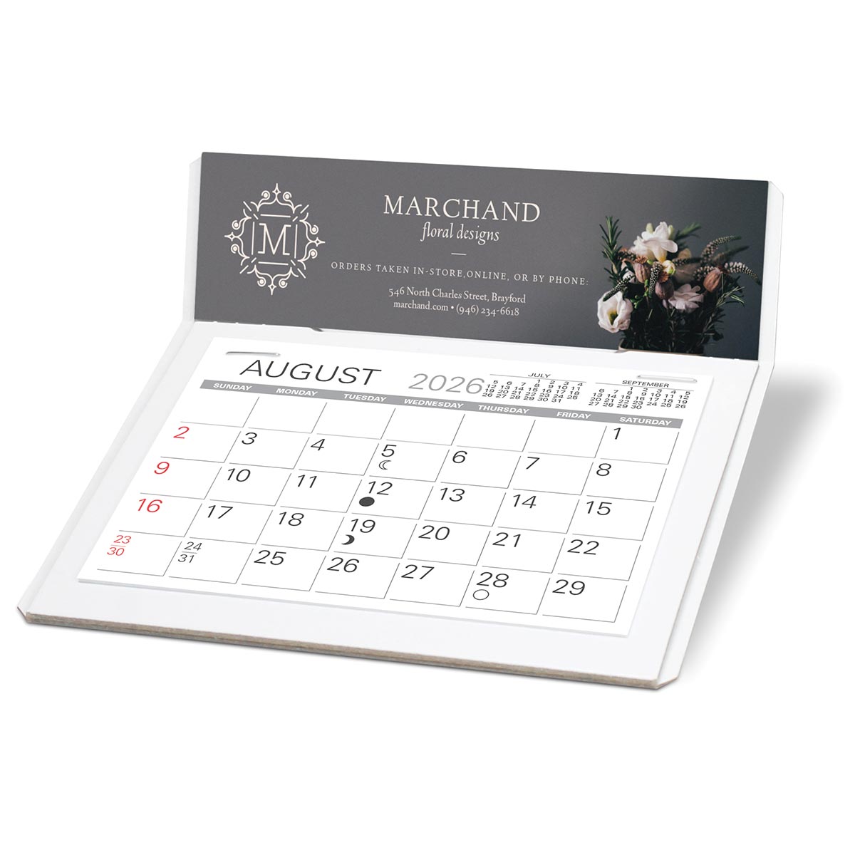 4-Color Imprint Desk Calendar 3