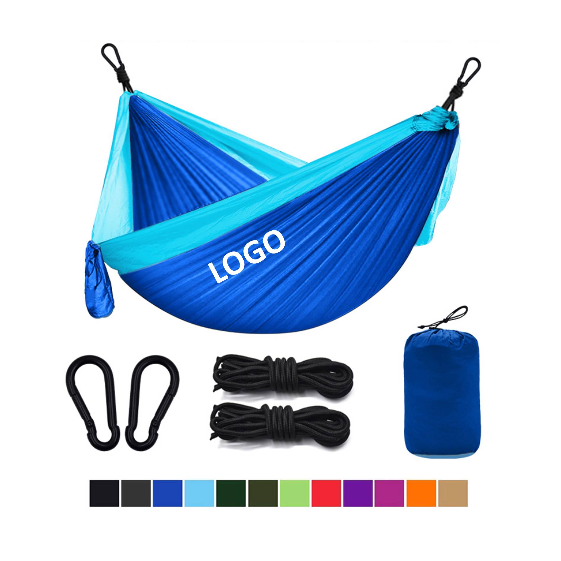 Outdoor Parachute Nylon Camping Hammock 2