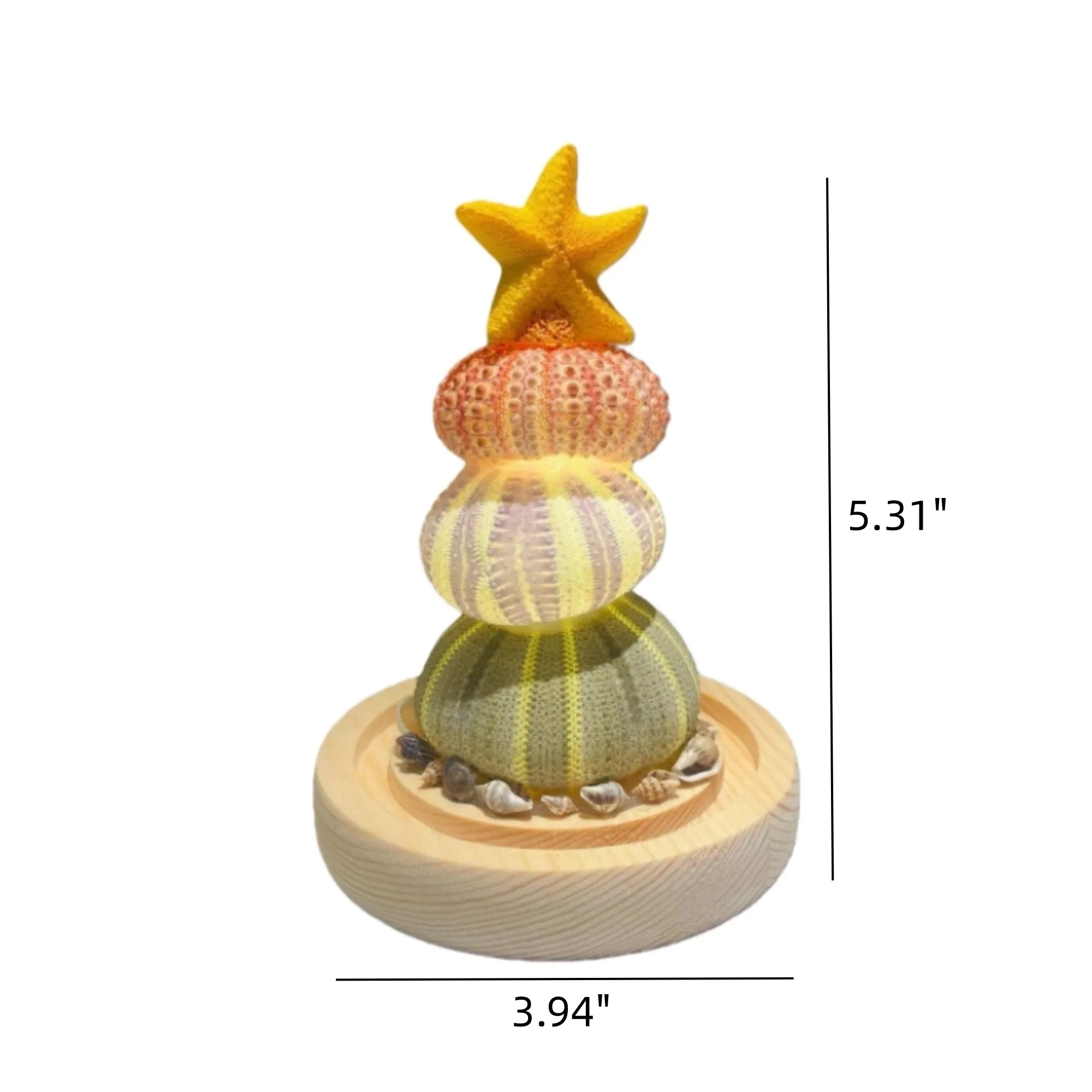Illuminated Seashell Ornament Ambient 6