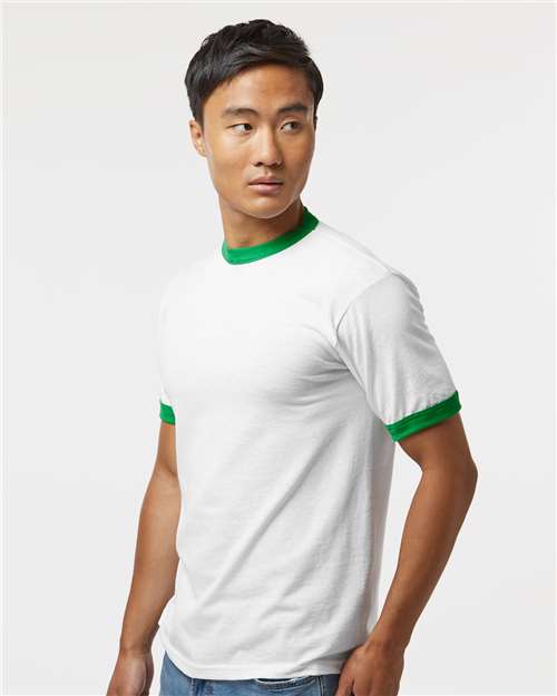 Unisex 50/50 Ringer T-Shirt - 710 140