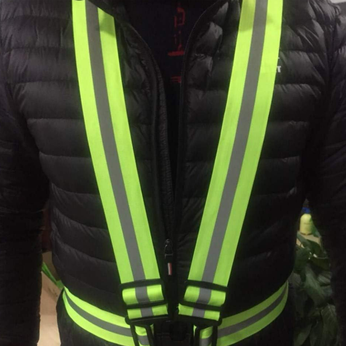 Adjustable Reflective Safety Harness Straps Belt Custom 10