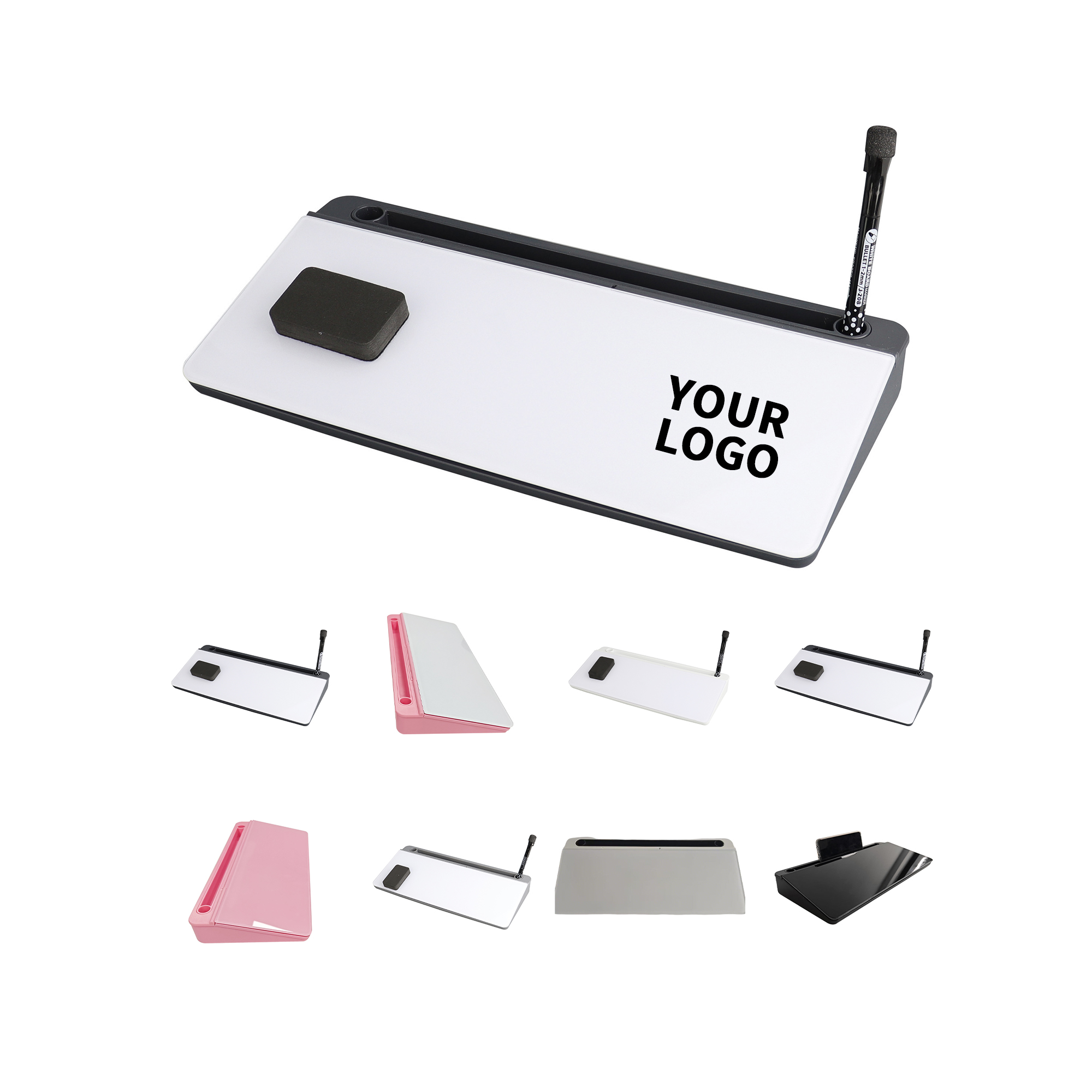 Desktop Dry Erase Board With Storage Tray 14