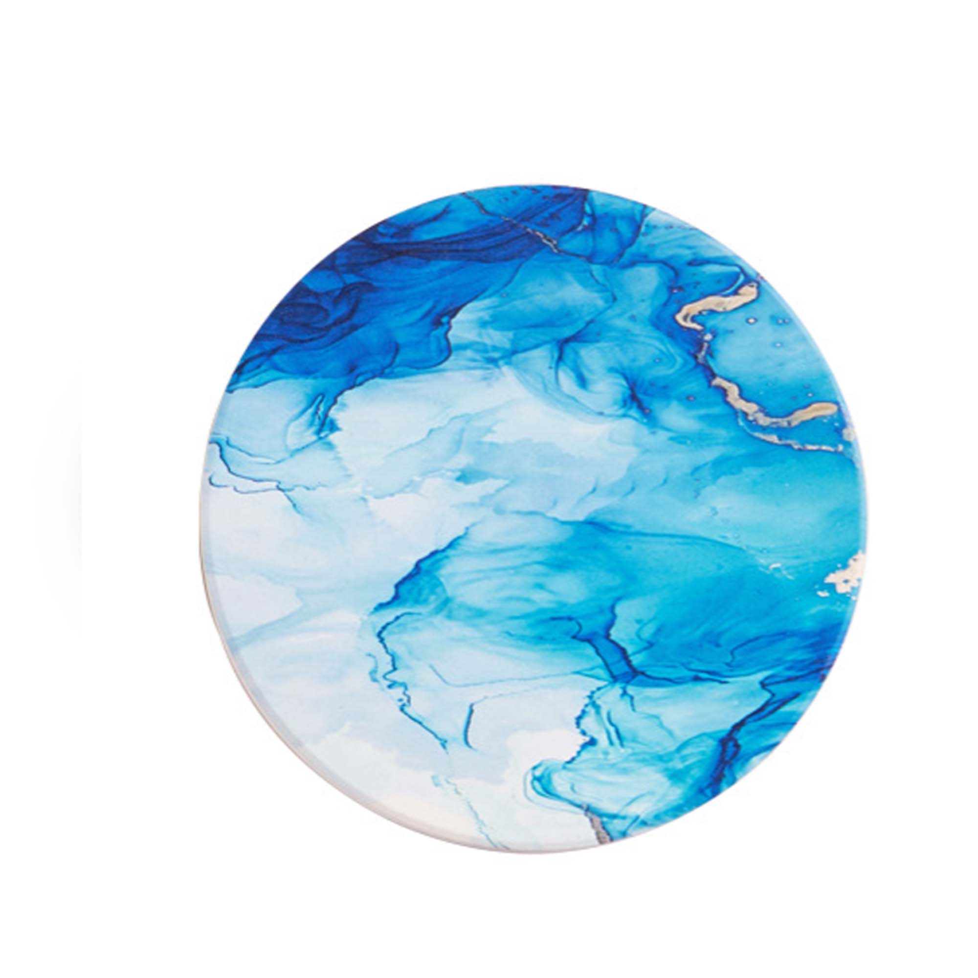 MOQ 20 Round Ceramic Cork Coaster 4