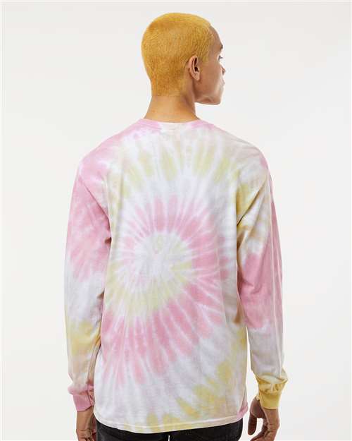 Unisex Tie-Dyed Long Sleeve T-Shirt - 2000 65