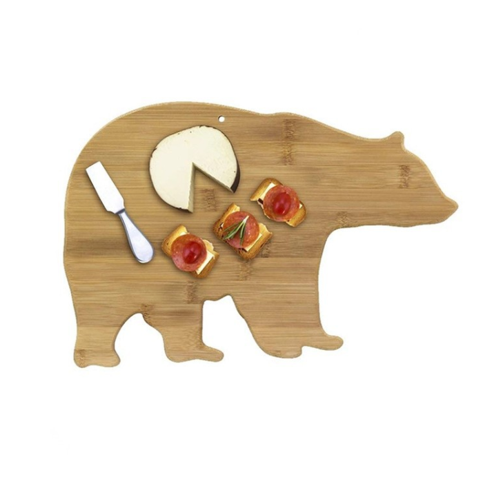 Bear Animal Shaped Bamboo Cutting Board 2