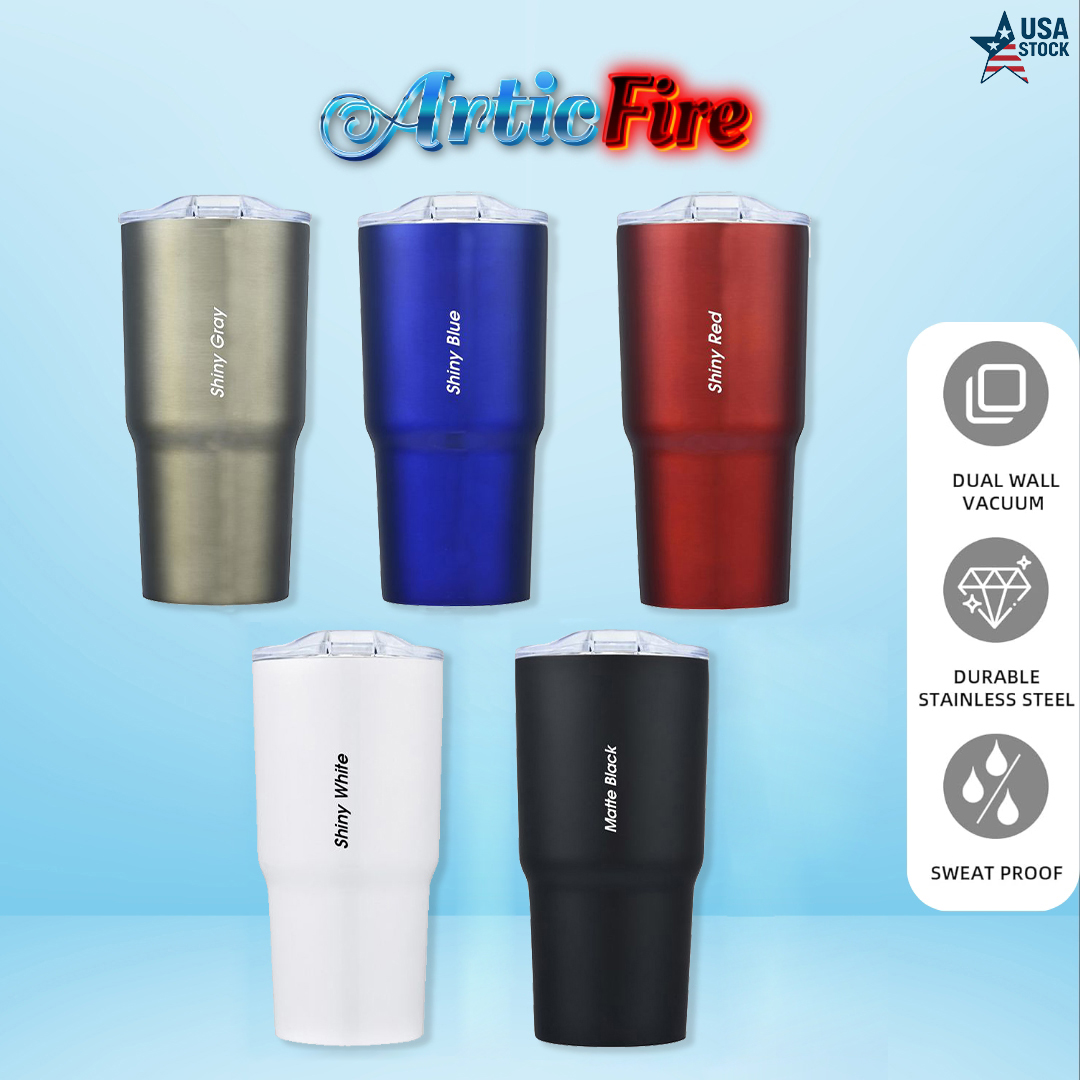 ArticFire Double Wall Stainless Steel Vacuum Tumbler 20oz 8