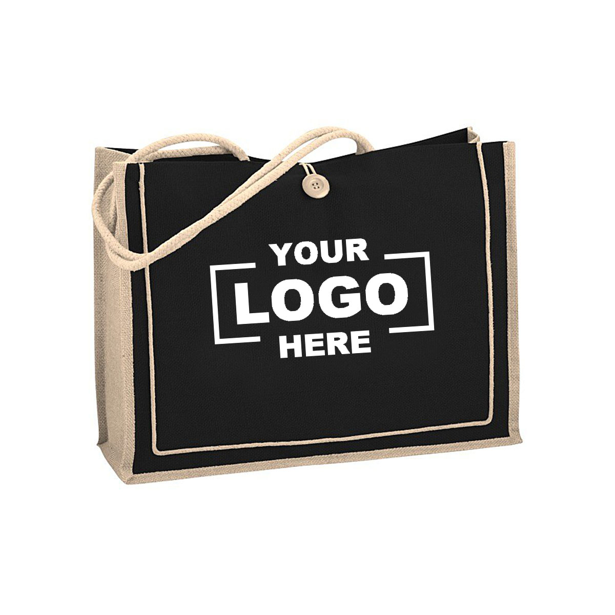 Classic Milan Jute Tote 1