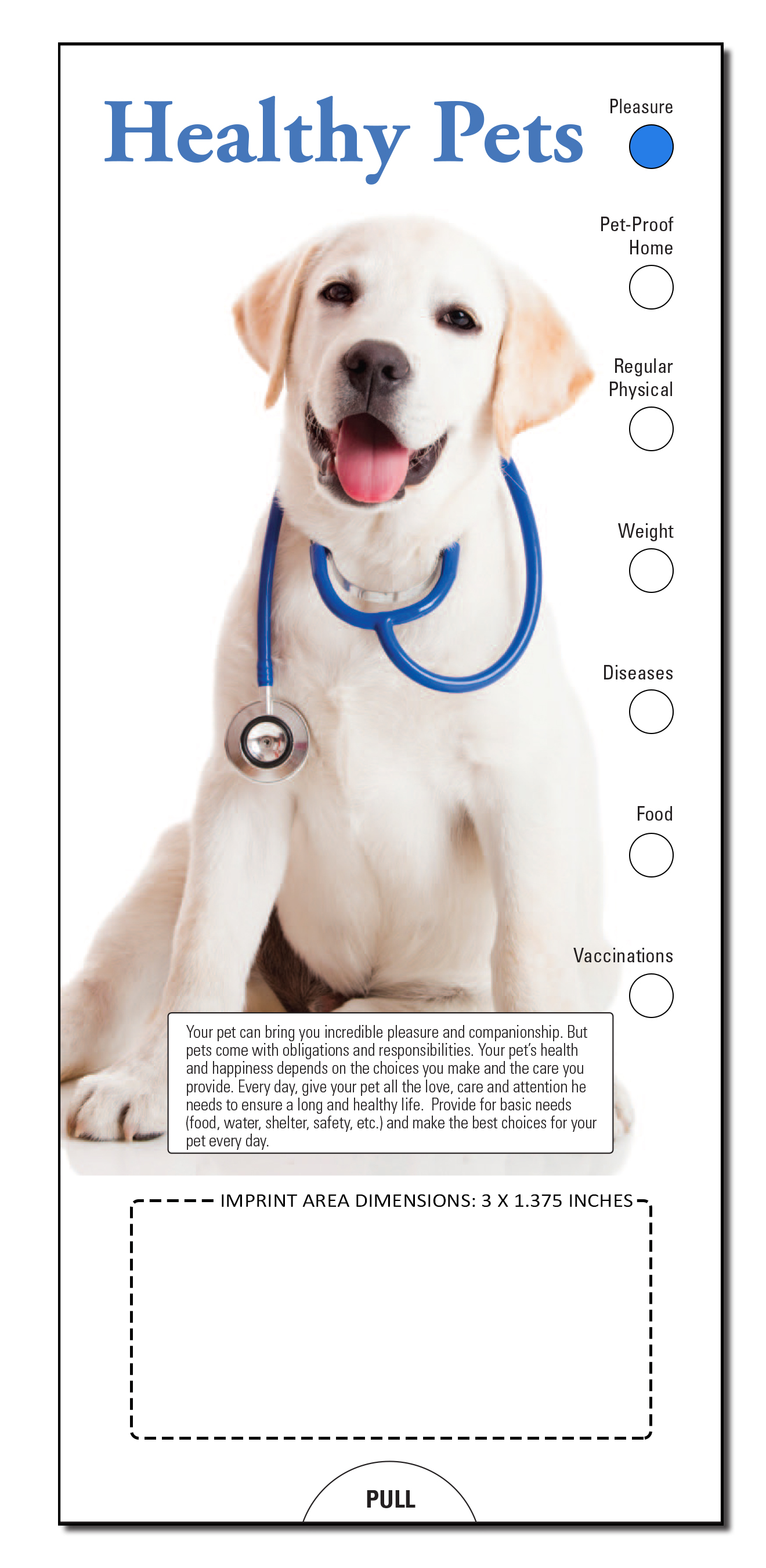 SLIDE CHART - Healthy Pets Slide Chart 2