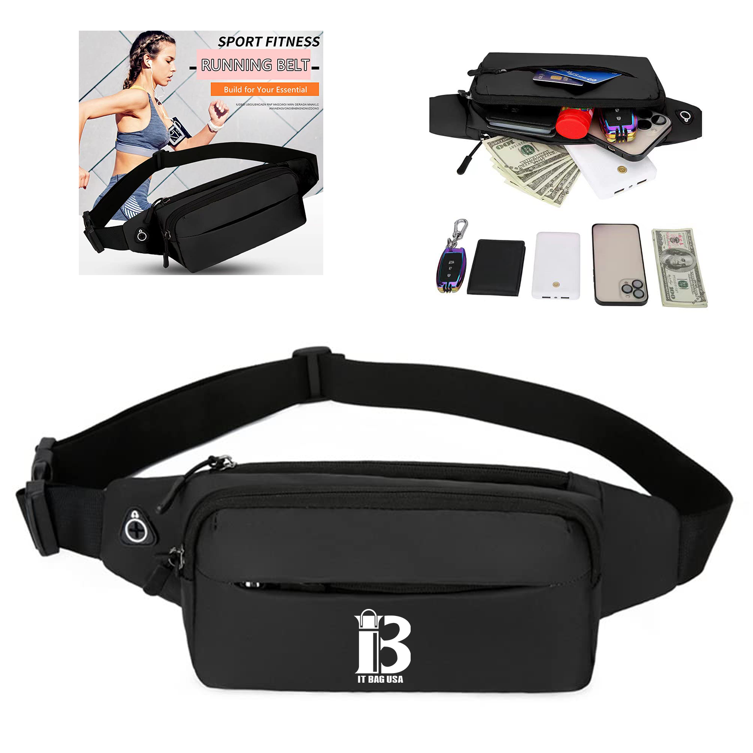 Running Belt Phone Fanny Pack 2