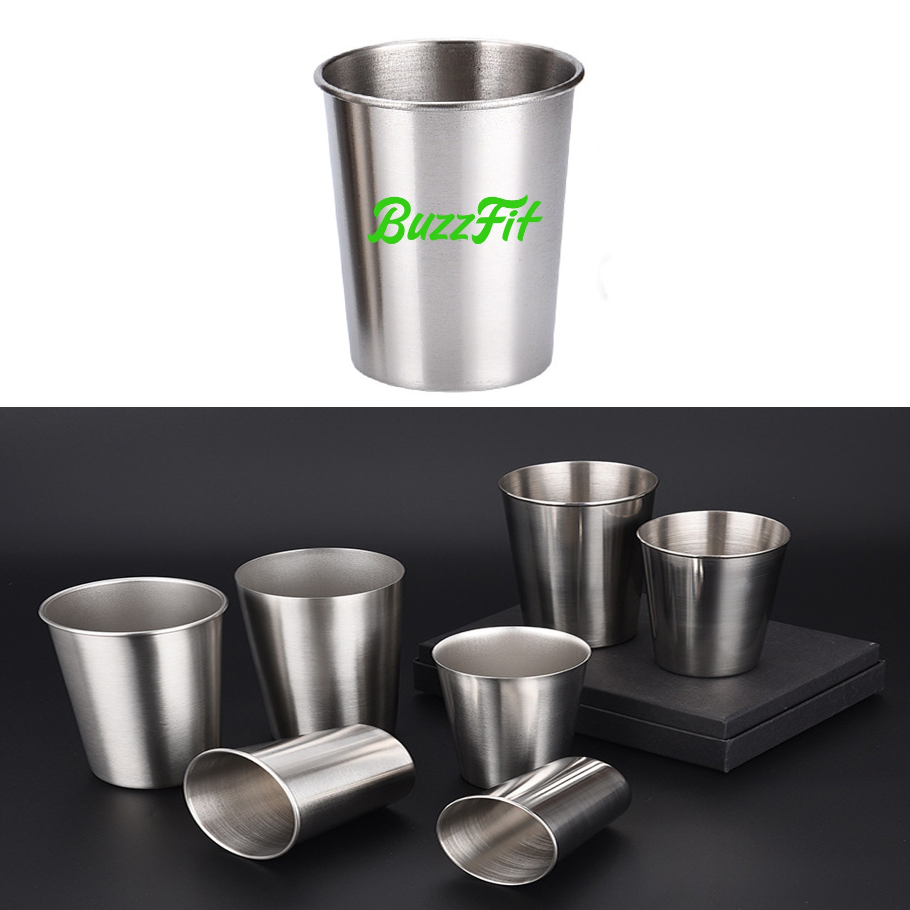 Durable Stainless Steel Cup/Wine Tumblers Stainless Steel Beer/Coffee/Tea 4