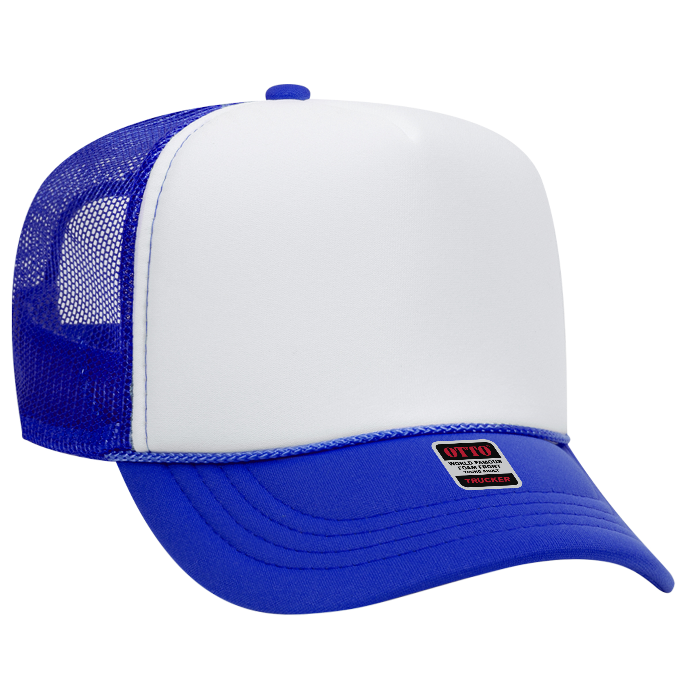 OTTO CAP® 5 Panel High Crown Mesh Back Trucker Hat 205
