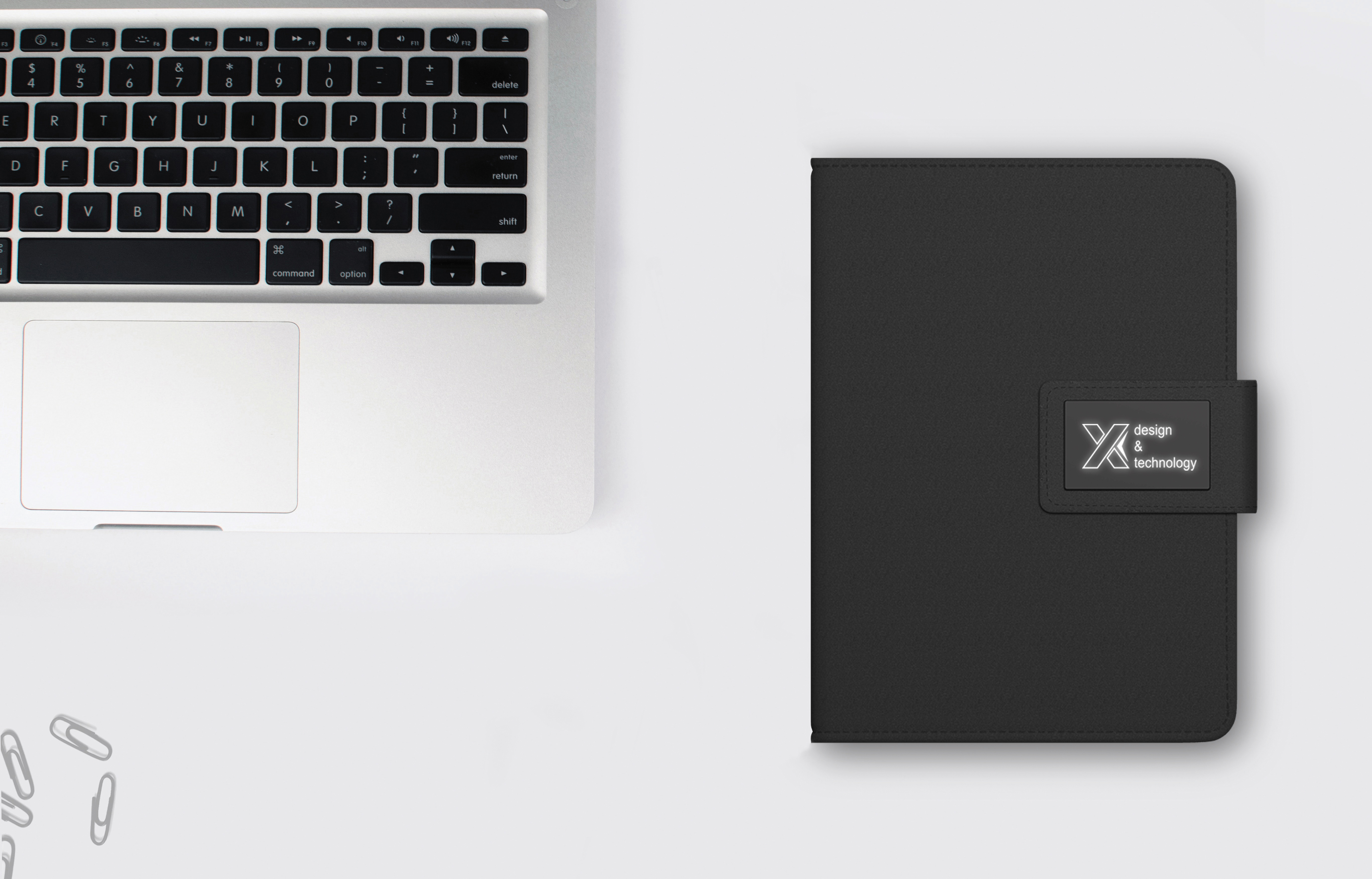 SCX Innovative Design™ Notebook A5 with Power Bank 4000 mAh 21