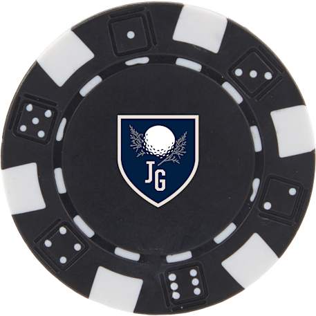 Recycled Poker Chip Ball Marker 19