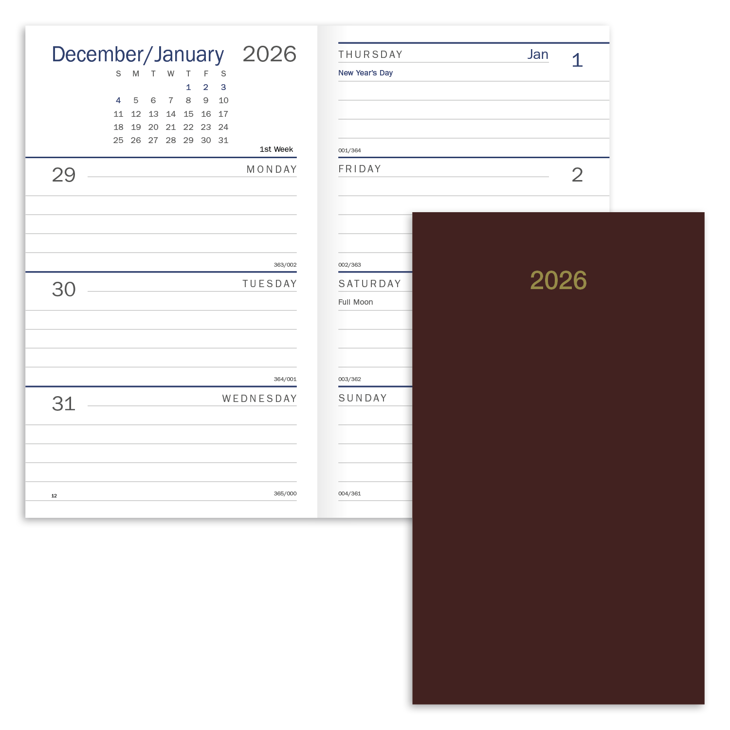 Triumph® Calendars Classic Weekly Pocket Planner 33