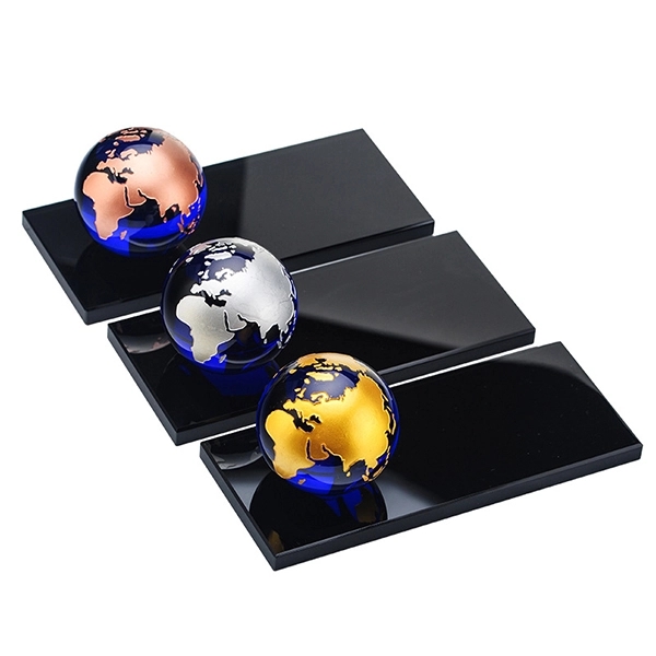 Continental Globe on Glass Base Award 1