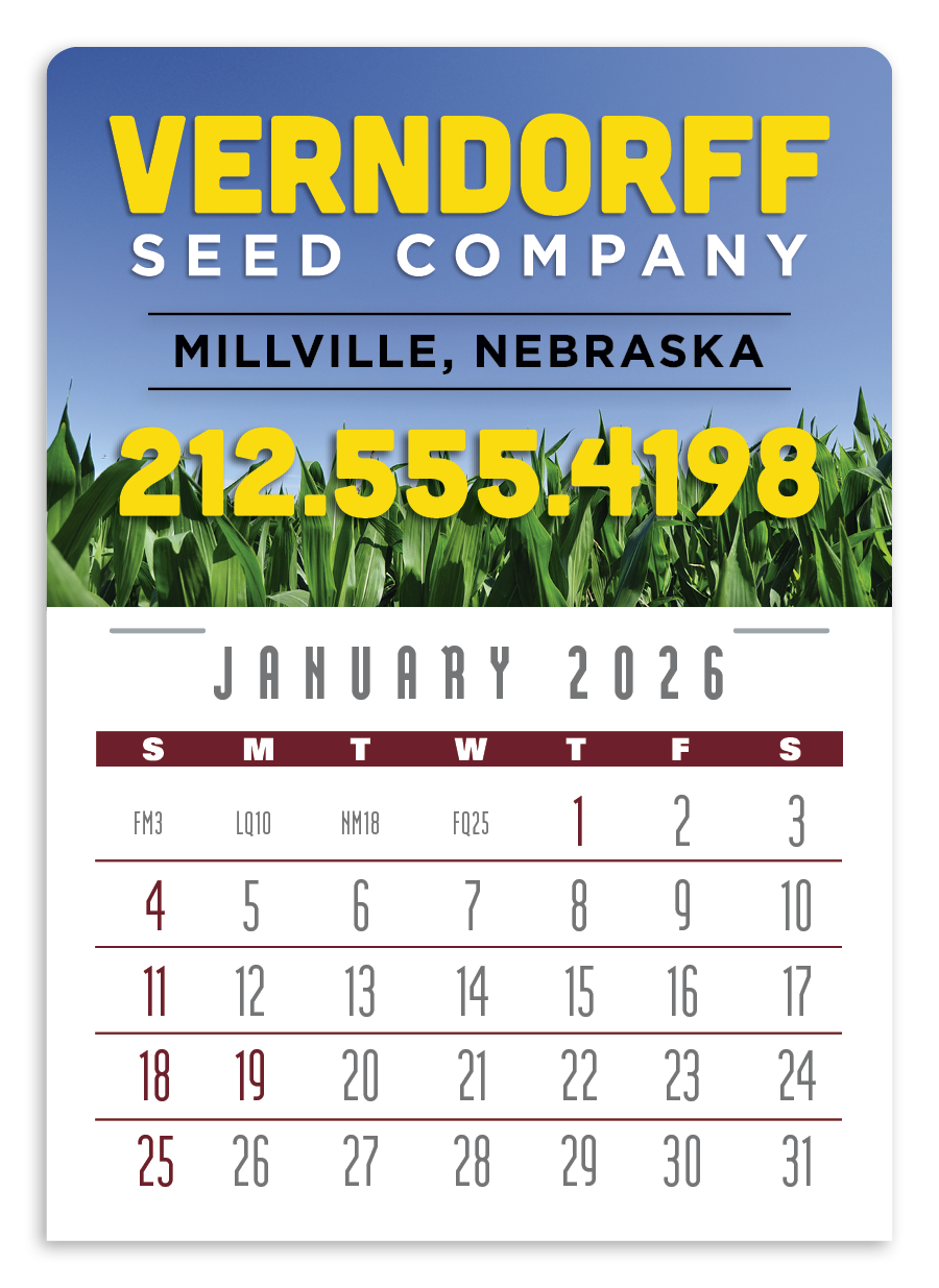 4C Press-N-Stick Header Contemporary Calendar 13-Month