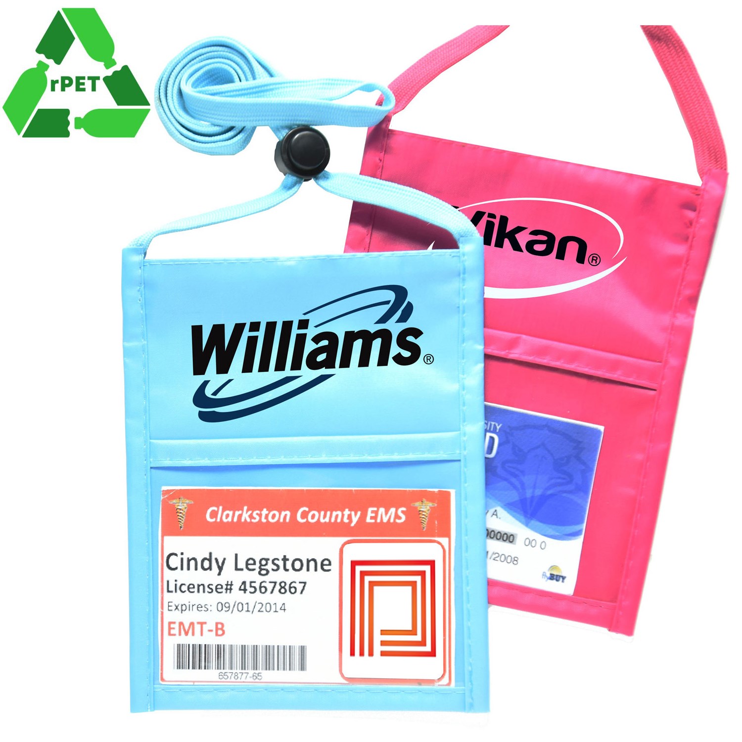 Nylon Single Pocket RPET Recycled Wallet 6