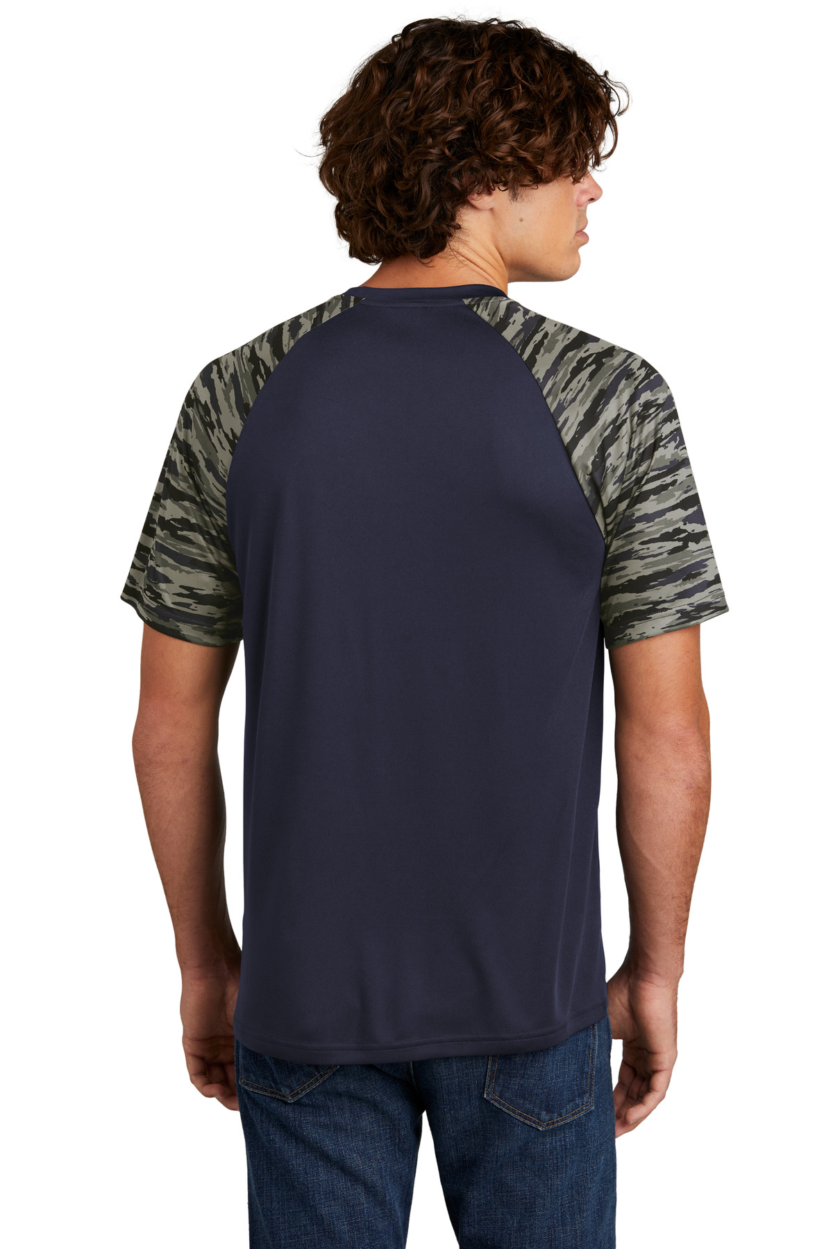 Sport-Tek Drift Camo Colorblock Tee ST376 21