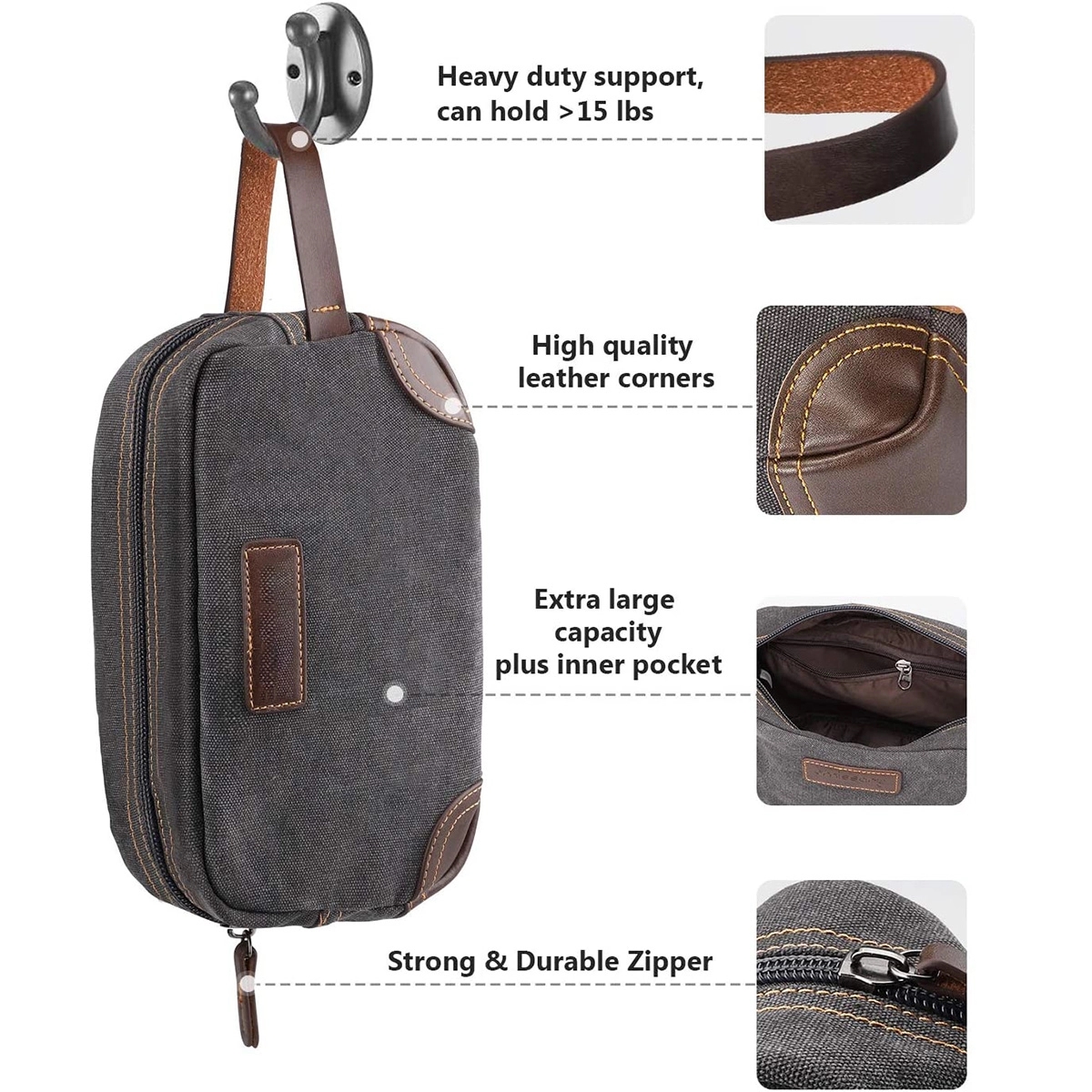Men'S Travel Toiletry Bag 6