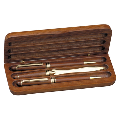Rosewood 3 Piece Pen Set 1