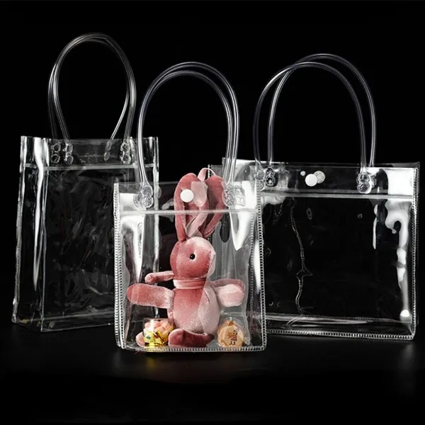 Transparent Soft PVC Gift Tote with Hand Loop 9