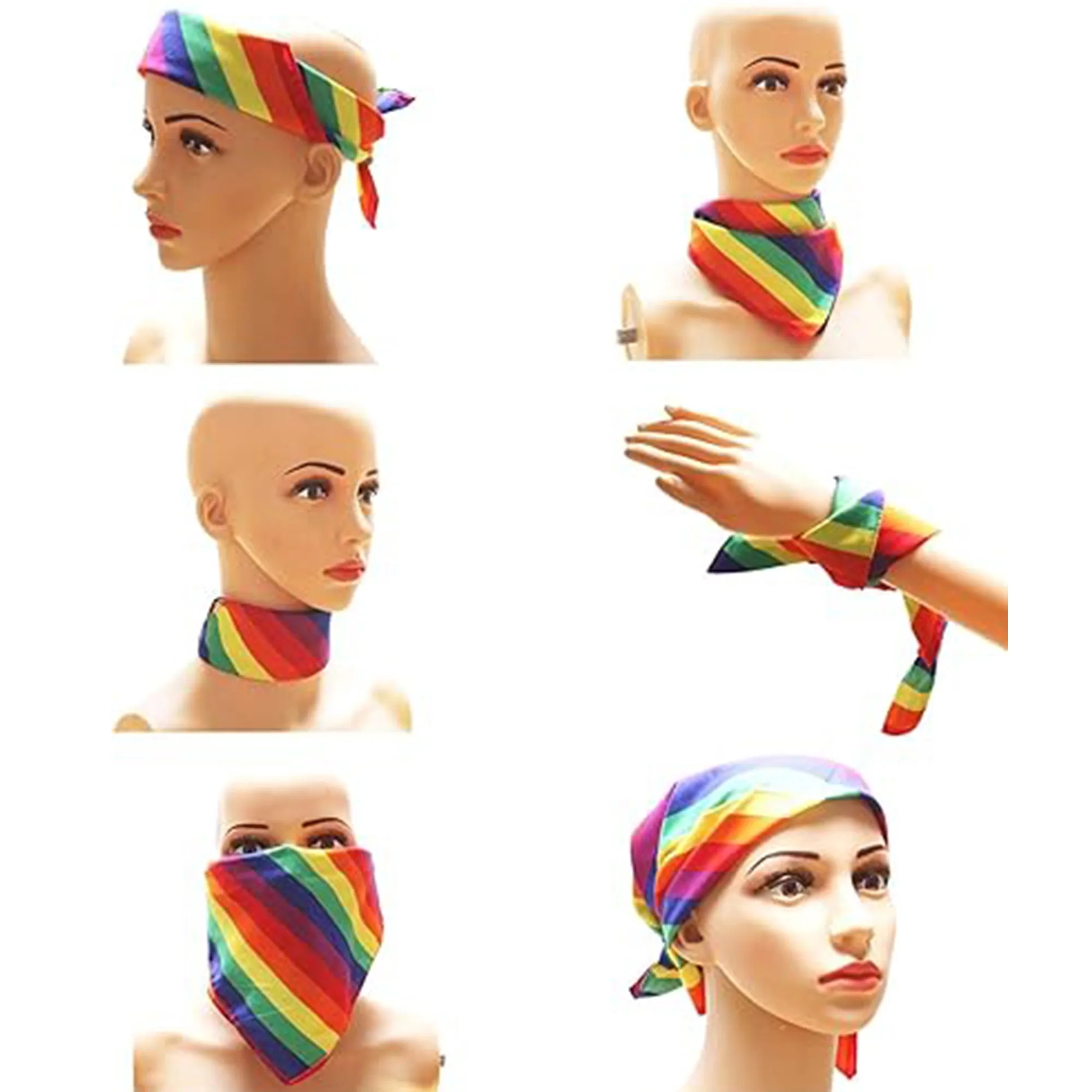 Gay Pride Rainbow Bandana MOQ 50 2
